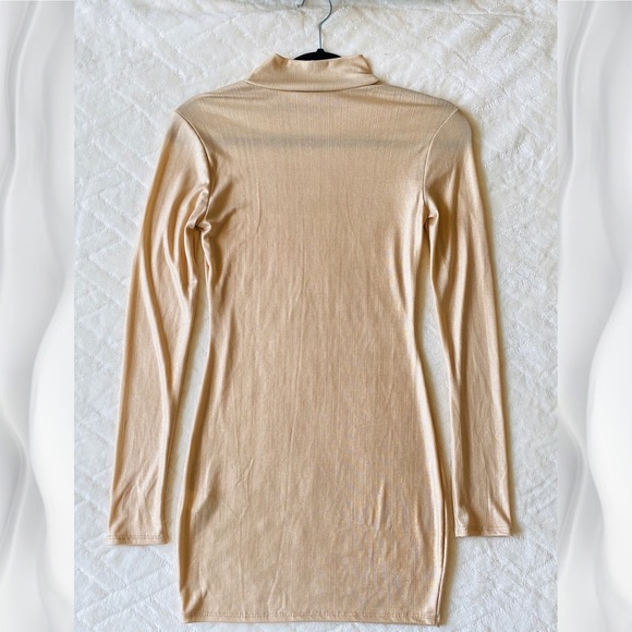 Rose Gold Sheen Dress - Picture 2 of 4